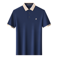 pierre cardin/皮尔·卡丹 15%桑蚕丝 男士Polo衫