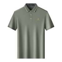 pierre cardin/皮尔·卡丹 天然桑蚕丝 男士Polo衫