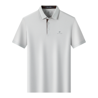 pierre cardin/皮尔·卡丹 桑蚕丝 男士Polo衫