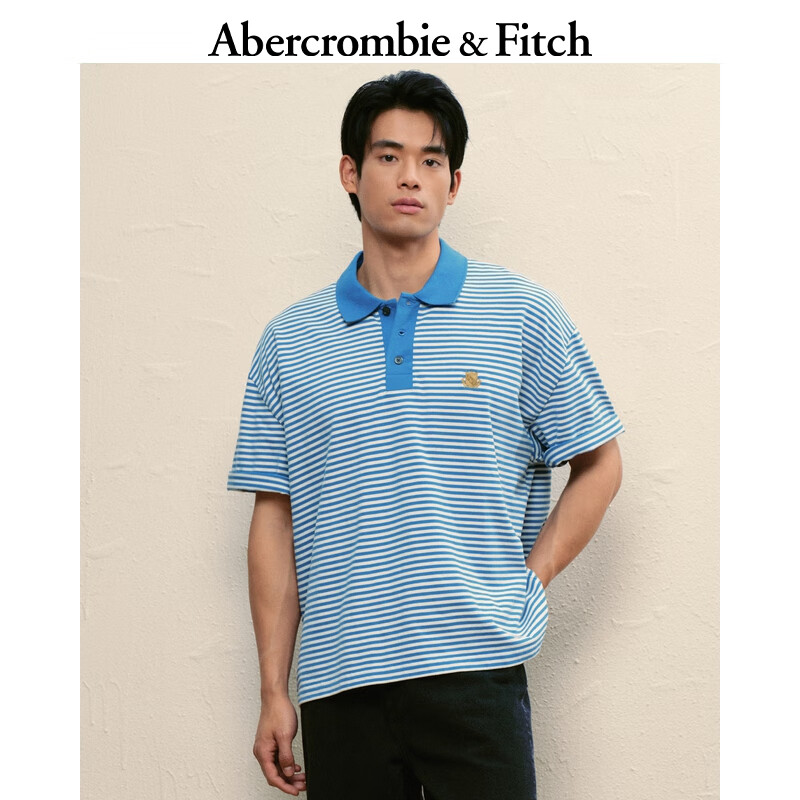  Abercrombie & Fitch 重磅 男士Polo衫