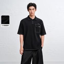 太平鸟 纯棉透气 男士Polo衫