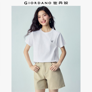  GIORDANO/佐丹奴 纯棉 女士短袖T恤