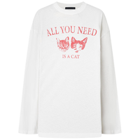 MO&Co. 萌宠印花 女士长袖T恤