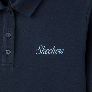  SKECHERS/斯凯奇 女士针织短袖POLO衫