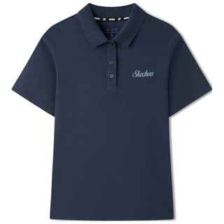  SKECHERS/斯凯奇 女士针织短袖POLO衫