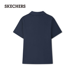  SKECHERS/斯凯奇 女士针织短袖POLO衫