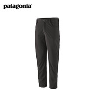 Patagonia 男士运动户外休闲攀岩裤速干徒步登山长裤 Quandary 55183 BLK 38