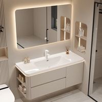 国家补贴：艺乐雅 浴室柜陶瓷一体盆 家用组合洗漱台 奶白款-智能背光镜-70cm 包安装/上门