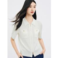Koradior else where/珂思 珍珠扣设计 女士针织衫