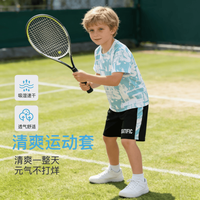  PEPCO/小猪班纳 速干 儿童短袖套装 2204套装绿海报 100 cm