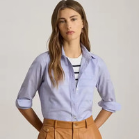 限新用户：RALPH LAUREN 女士经典翻领长袖衬衫