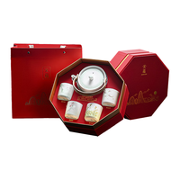  宋蕴 手绘玲珑锔钉 茶具套装+提梁壶