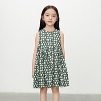 江南布衣 童装无袖连衣裙原创手绘圈圈树休闲夏女童儿童jnbybyjnby