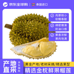 泰国进口金枕榴莲 净重8-10斤