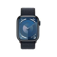 Apple 苹果 Watch Series 9 智能手表 GPS+蜂窝网络款 41mm 黑色铝金属表壳 午夜色回环式运动表带 MRJK3CH/A