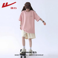 WARRIOR/回力 纯棉宽松 女士T恤短裤套装