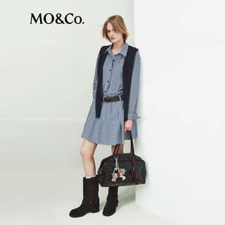  MO&Co./摩安珂 女士连衣裙两件套 绵羊毛披肩