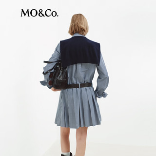  MO&Co./摩安珂 女士连衣裙两件套 绵羊毛披肩