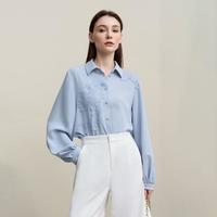  AMII 宽松翻领 女士衬衫