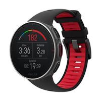 POLAR 博能 Vantage V 钛合金M-L 智能手表 46mm 黑色 钛合金表壳 黑色硅胶表带（GPS、运动、心率）