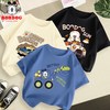 巴布豆 100%纯棉！男童亲肤t恤短袖*3件