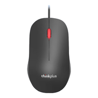 联想 thinkplus 有线鼠标 M80 商务办公游戏笔记本台式通用鼠标