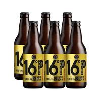 黑狸 精酿啤酒 16°P高麦汁浓度原浆啤酒整箱330ml小棕瓶金标高端宴请 16°P卡斯卡特原浆啤酒 330ml*6瓶