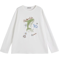  TOYOUTH/初语 海豚印花 女士T恤