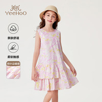 英氏 女童纯棉背心连衣裙