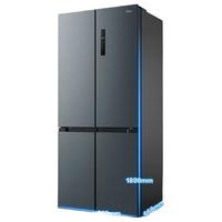 美的(Midea)冰箱家用四开十字门一级能效双变频风冷无霜513升大容量超薄款PT铂金净味除菌果润精储 BCD-513WTPZM(E)