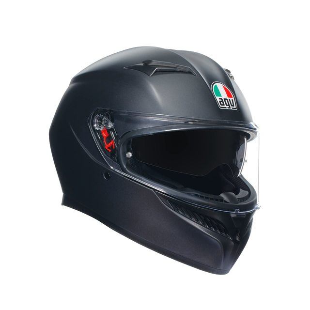 AGV K3 ECE 22-06 Mono 摩托车全盔 ECE 22-06 带遮阳板,亚光黑色,XXL