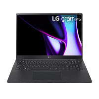  LG/乐金 AI轻薄本 笔记本电脑  intel 集成显卡 Core Ultra7 155H 无机械硬盘 2560*1600 黑色 144Hz 512GB 16GB