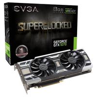  EVGA SC系列 GTX 1070 8G SC ACX 3.0 White LED 256bit 显卡  8GB