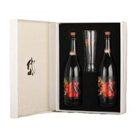 岱记精酿小麦原浆精酿啤酒750ml*2支+赠酒杯和手提袋 舞狮社交IPA礼盒