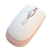 DUOHAO 多豪 H1 充电款 2.4G蓝牙 双模无线鼠标 1600DPI 樱花粉