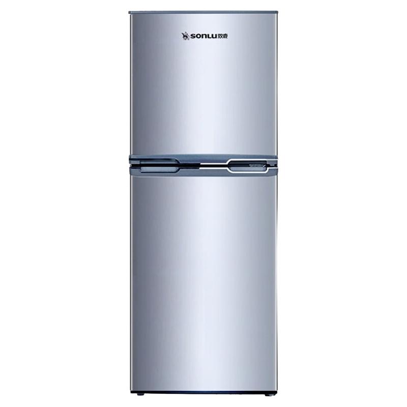 SONLU 双鹿 BCD-136C 直冷双门冰箱 136L 银色