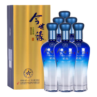 今世缘 柔和蓝 浓香型/幽雅醇厚型 白酒 42度 500ml*6瓶 整箱装