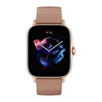 AMAZFIT 跃我 GTS 3 智能手表 20mm 柔砂棕铝合金表壳 柔砂棕硅胶表带（血氧、心率、NFC、GPS、北斗）