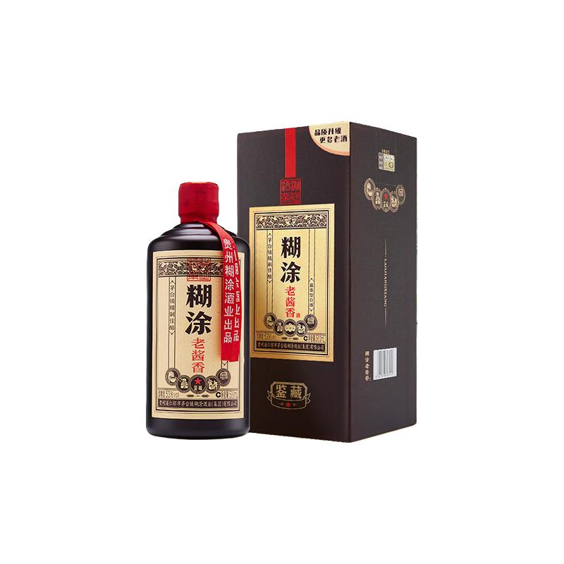 百年糊涂 老酱香 鉴藏一星 53%vol 酱香型白酒 500ml 单瓶装