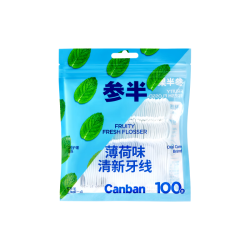 参半 清爽薄荷味 牙线