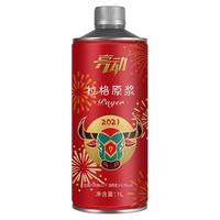 亮动 2021牛年生肖版 拉格原浆啤酒 1L*4罐