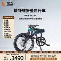 希飞 速瑞达版9速 碳纤维折叠式自行车 10199018955703