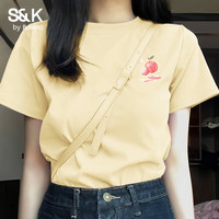  Baleno/班尼路 100%纯棉 女士短袖T恤