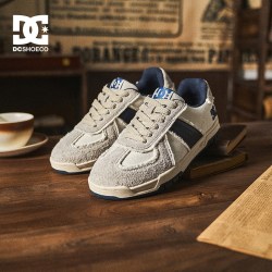 DC SHOES DCSHOES Orvino 复古德训鞋男2026新款春季真皮男鞋休闲板鞋T头鞋