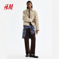 H&M 时尚利落 男士牛仔衬衫夹克