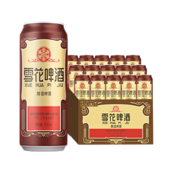 雪花 全麦酿造 啤酒500ml*15罐