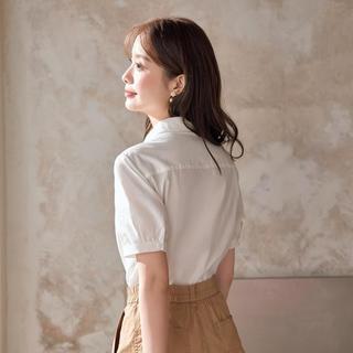  INMAN/茵曼 泡泡袖 女士衬衫