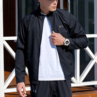 安德玛 防风防泼水 男士冲锋夹克