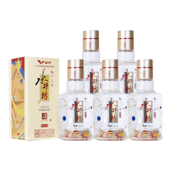 水井坊 臻酿八号庆功版 52.1度和52度小酒版品鉴装浓香型白酒随机发出 100mL 5瓶