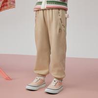 Paw in Paw Paw in  Paw 卡通小熊童装25年秋冬新款女宝宝甜美花苞裤宽松休闲裤